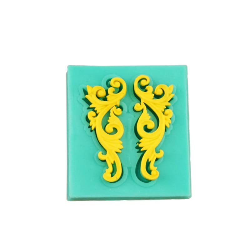 Moldes De Fondant De Pastel Juego De 11 Piezas De Molde De Pastel De Fondant Con Patrón En Relieve Flores Y Hierba Decoración De Fondant Molde De Silicona Para Hornear Diy