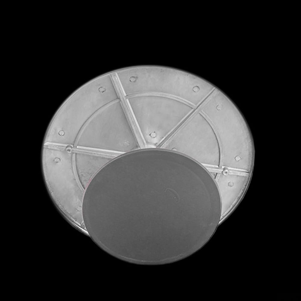 Tocadiscos giratorios para tartas de 10 pulgadas, soporte giratorio para tartas, tocadiscos giratorios de aleación de aluminio, parte inferior de silicona antideslizante