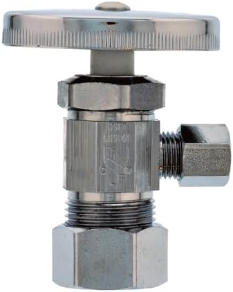 Jones Stephens S10324 5/8OD X 1/4OD CHR ANGLE SPLY STOP - LEAD FREE - Chrome Plated