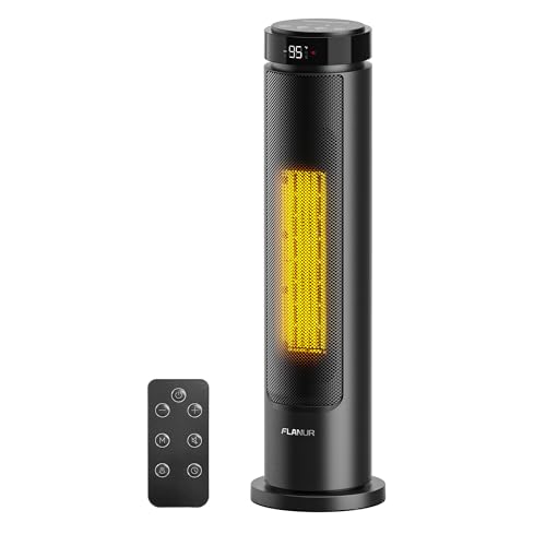 37% off - FLANUR Space Heaters for Indoor Use Large Room, 1500W Portable Electric Heater with Remote, 5 Modes,...