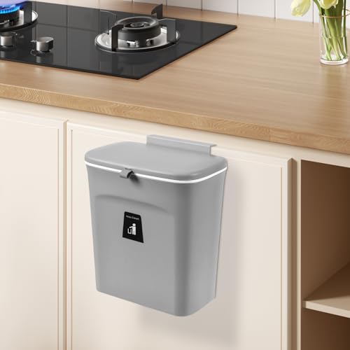 Poubelle de cuisine suspendue 9 l idéale pour trier le compost sans se baisser