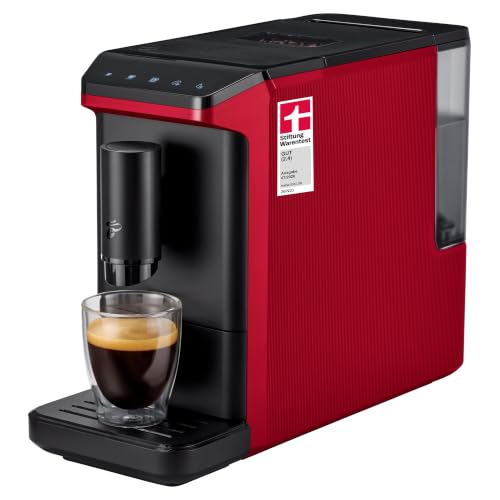 Tchibo Kaffeevollautomat Esperto mini, Rot, nur 16 cm breit – Ansicht 1