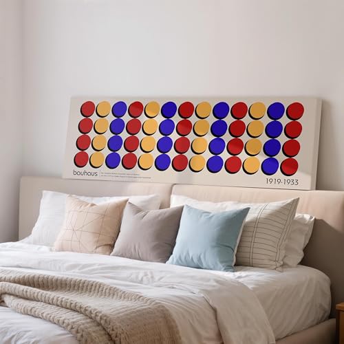 Impression de cercles Bauhaus colorés pour habiter votre espace