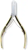 Alicate Removedor Cutícula Ergonômico Dourado Manicure Unha