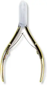Alicate Removedor Cutícula Ergonômico Dourado Manicure Unha