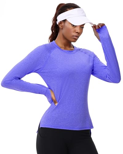 Women's UPF 50+ Rash Guard Swim Shirts - UV Sun SPF Shirt Long Sleeve - Outdoor Workout Hiking T-Shirts/Hoodie3