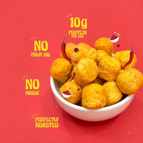 Image of Taali Jowar & Protein Puffs | 60 gm (Pack of 36) | Try All Flavors Pack | Healthy Roasted Tasty Snacks, Ready to eat | 100% Veg., Gluten free products,No Cholesterol, No Trans-Fat