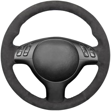 MEWANT Funda para Volante Cosida a Mano para BMW Serie 3 E46, Ser...