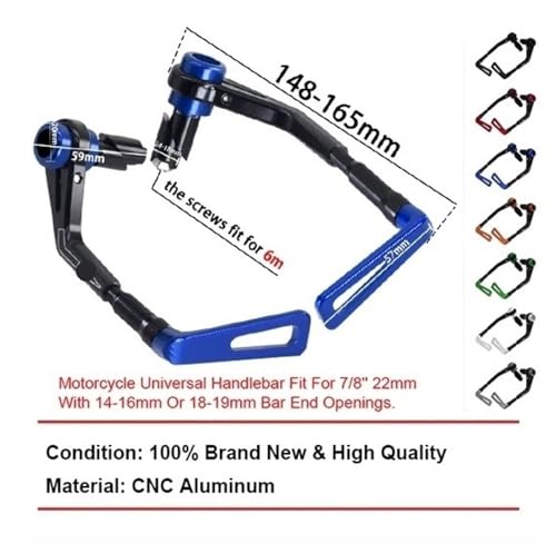 Protège-mains CNC évite la casse des leviers CB1000R CB1100 - 4