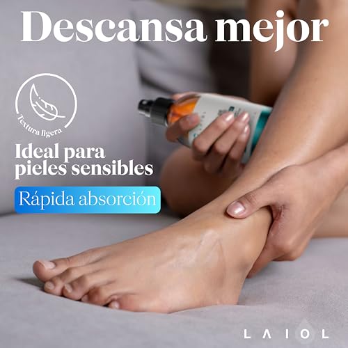 LAIOL Aceite de Magnesio Spray 250ml Para Pies Cansados – Magnesium Oil Spray para Musculos y Dormir – Magnesio para Masaje, Relajación Muscular, Sueño y Cuidado de la Piel – Adultos y Niños - imagen 7