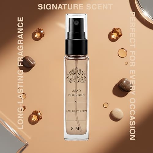 Image of Asad Bourbon Style Fragrance Eau De Parfum (8ML) | Long Lasting Unisex | Perfume for Men & Women | Premium Pocket Perfume | Travel Size | Fresh Daily Wear Fragrance