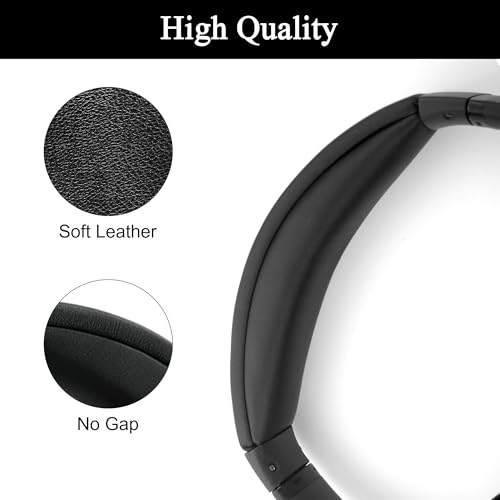 Repuesto de diadema para Bose Quietcomfort 35 - Diseño snap-on para QC45 QC35II QC35 con cable y inalámbrico, instalación rápida (Negro) miniatura 5
