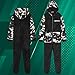 Get Trend Fortnite One Piece Pajamas for Boys, Teens, Fleece Jumpsuit, Hooded Sleepwear, Cozy Gamer PJ, Loungewear PJs, Gifts for Boys (11-12 Years, Black Camo)