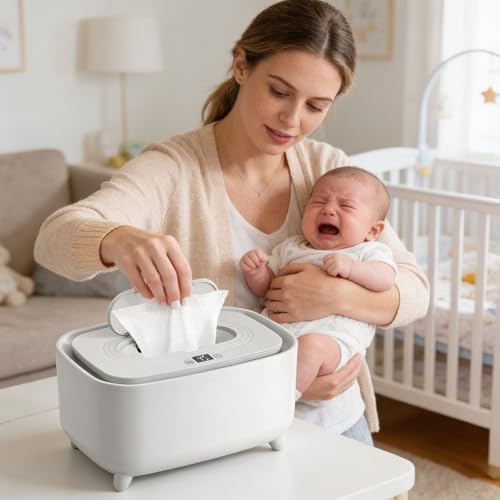 Calentador de bebé de diseño versátil con monitor digital integrado 8