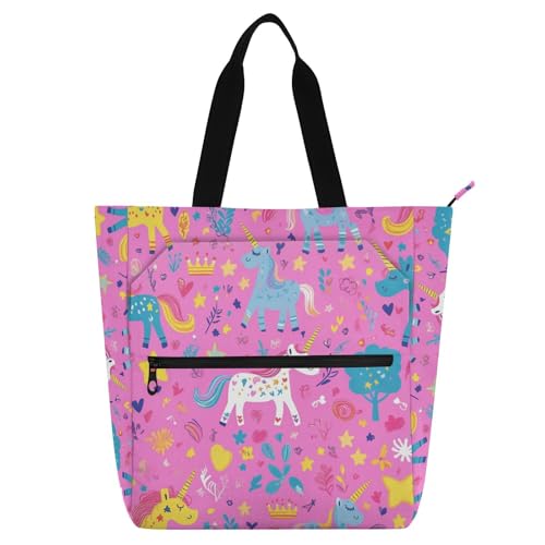 Bolsa escolar con bolsillos para mantener los libros y el arte ordenados