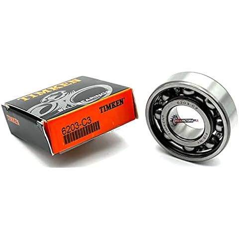 toprol TIMKEN 6203 C3 Bearing Open, No Seals or Shields 17x40x12 (mm) Cover