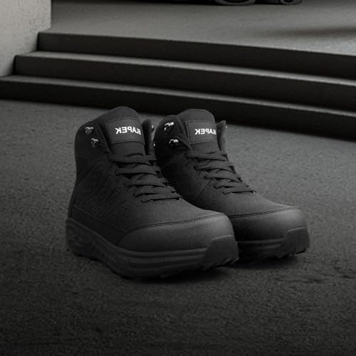 Steel Toe Work Boots for Men Non Slip Puncture Proof Safety Work Shoes for Men with Indestructible Construction Comfortable Perfect for Outdoor Work, Hiking, Construction4