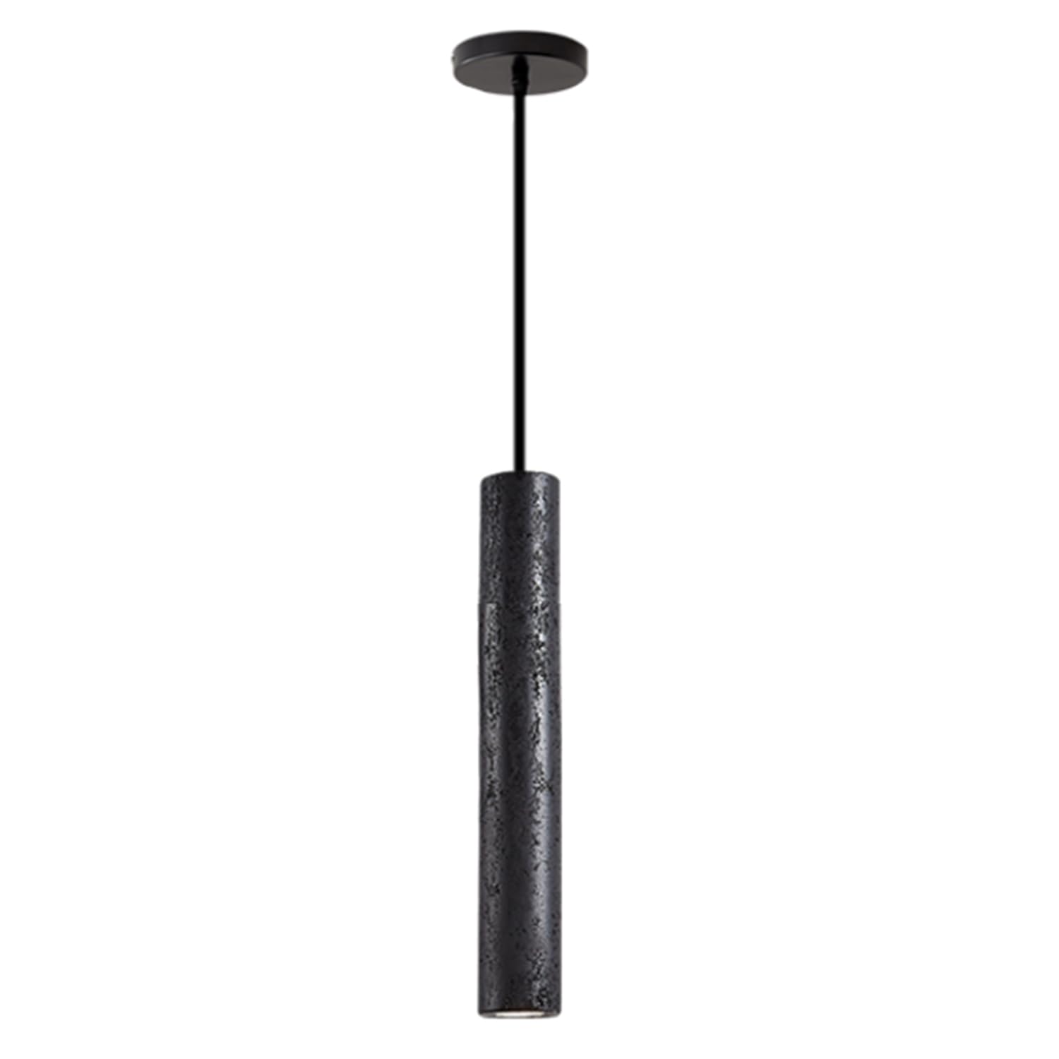 MTNROO Natural Black Travertine Hanging Light Vintage Stone Pendant Lights Fixture G9 Base Vintage Ceiling Light Shade Mid Century Industrial Chandelier for Living Room Hallway Foyer Indoor