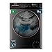 Cecotec Frontlader-Waschmaschine 9 kg Bolero Dresscode 9610 Inverter Steel A. 2000W, 1400 U/min, Niedriger Verbrauch, Dampffunktion, Inverter Plus Motor, Optimiert Wasser- und Waschmittelverbrauch