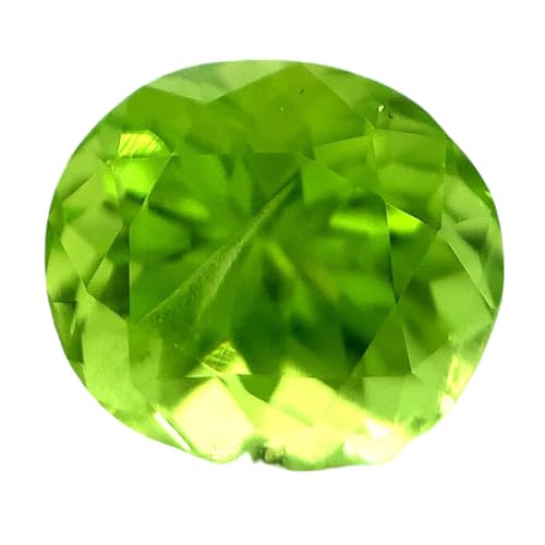 Péridot naturel facetté pour bague et pendentif fait main