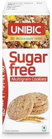 Unibic Sugar Free Multigrain Cookies, 75/67.5gm(weight may vary)