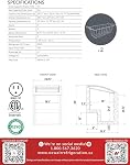 NEW AIR NIF-24-CG Commercial 24" Curved Glass 3 Cu. Ft. Ice Cream Freezer - Ideal for Restaurants, Convenience Sotres, Supermarkets and Cafeterias (24" Wide)
