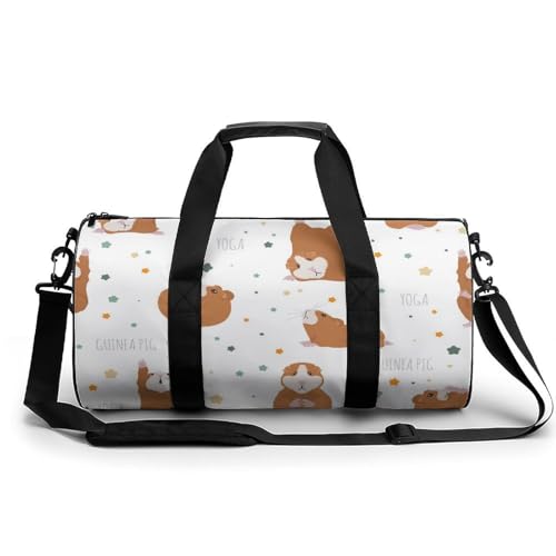 Sac de sport cochon d'inde duffel bag de randonnée robuste 45x23cm