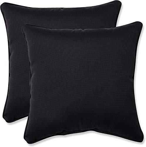 Pillow Perfect Fresco Solid Indoor/Outdoor Throw Pillow Plush Fill, Weather and Fade Resistant, Throw - 18.5