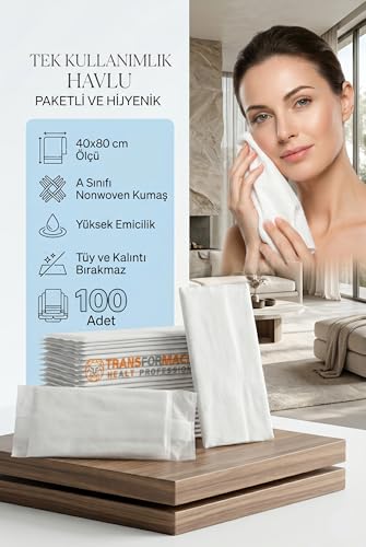 Tek Kullanımlık Kuaför Havlusu - Berber Havlusu Spa Havlusu Medikal Havlu 100 Ad 721615