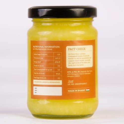 Image of Originally Desi A2 Desi Cow Ghee (150 ml) | Bilona Churned | Free Grazed Desi Cows | Pure, Organic & Natural | Lab Tested