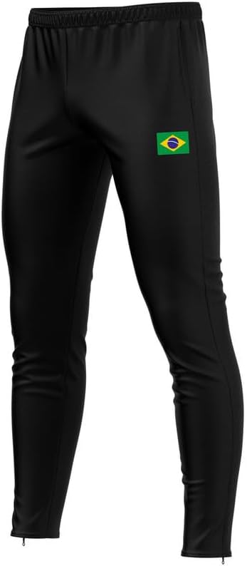 Brazil BR-74 Football Trousers Black