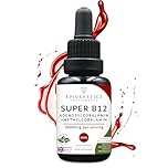 Vitamin B12 Liquid Drops 3000mcg Made in the UK Adeno + Methyl 2 Month Supply Vegan High Strength Sublingual Adenosylcobalamin + Methylcobalamin 30ml