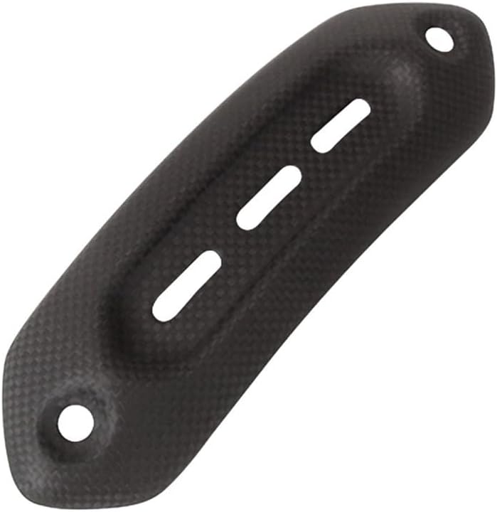 バイクのヒートシールド リアルカーボンファイバー製排気ヒート