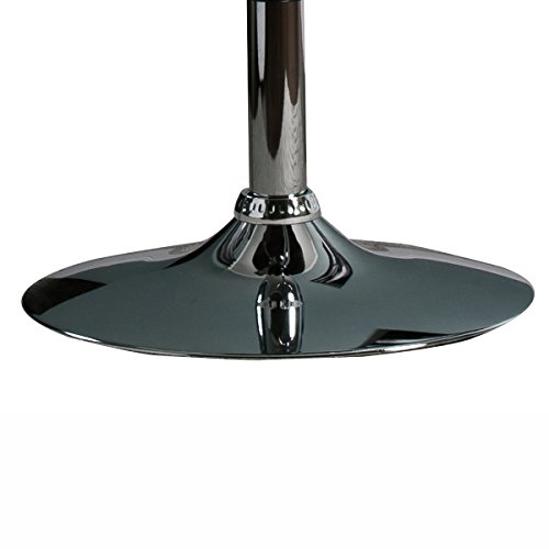 Ac Pacific ACBS34-BLACK-N Adjustable Modern Faux Leather Swivel Bar Stool thumb #4