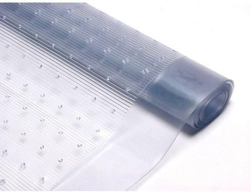 RIXI Clear Heavy-Duty Vinyl Plastic Carpet Protector 100% waterproof Carpet Floor Mat Protector Runner Guard Protector Sheet Home Office Hallway Kitchen Runner 27 Inches(2.231ft) Wide (3 FT)