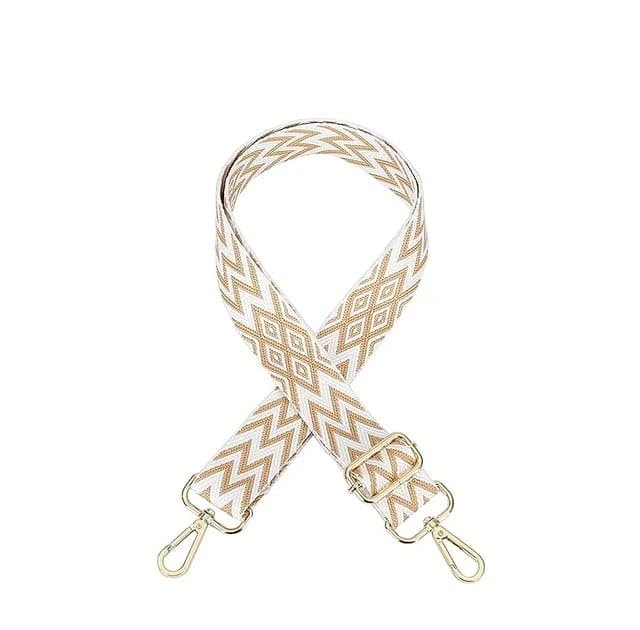 Purse Strap Replacements, 4pcs, for Handbags, Crossbody Bags, Shoulder Bags, Clutch Bags, Backpacks, Tote Bags white