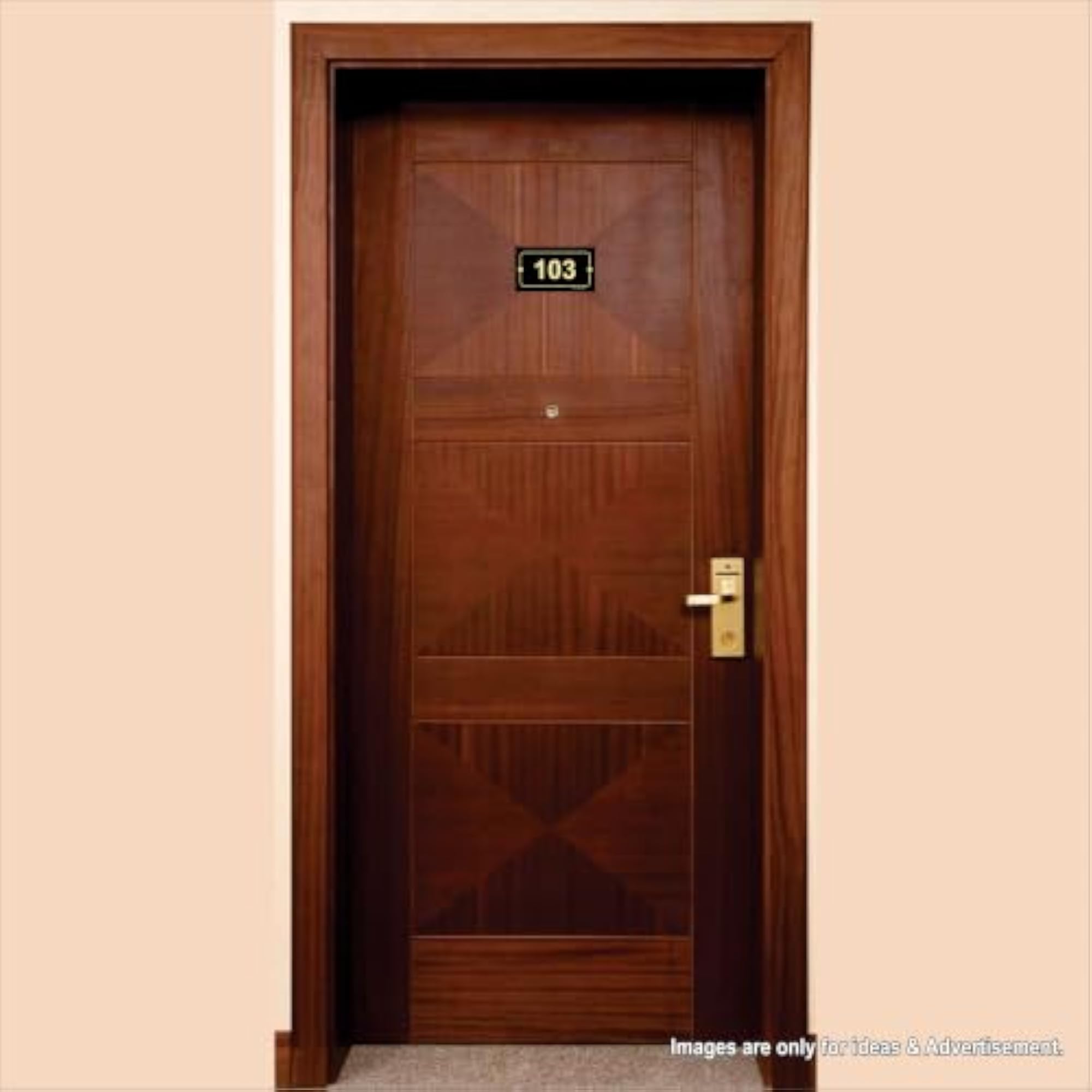 Room Number Sticker for Hotels and Hospitals