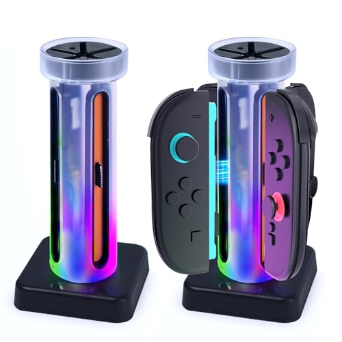 Switch2 Joy-Conp [d X^hy2025NNEWfzSwitch2 WCR 4 in 1 Switch2 Rg[[ [dhbN ߏ[h~ RGB LEDt USBP[ut