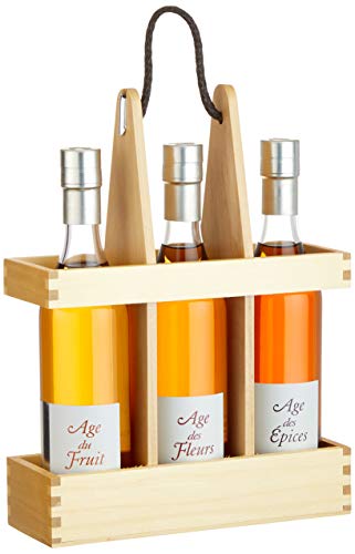 Leopold Gourmel Cognac Promenade en Cognac Geschenkset je 1 Fl. Âge du Fruit, Fleur, Èpices (3 x...