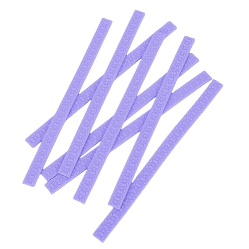 YUYTE 8Pcs Luggage Wheel Covers, Noise Reduction Silicone Protective Covers for Suitcases Spinner Wheel and Household Chairs (Purple)