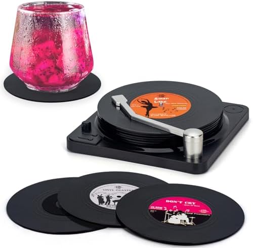 Valdivia Vinyl Record Coasters