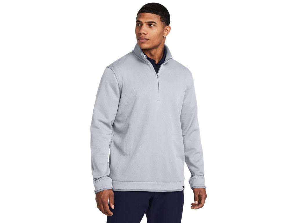 Under Armour Men's Steel Quarter Zip Fleece Top (Xl) (Steel)