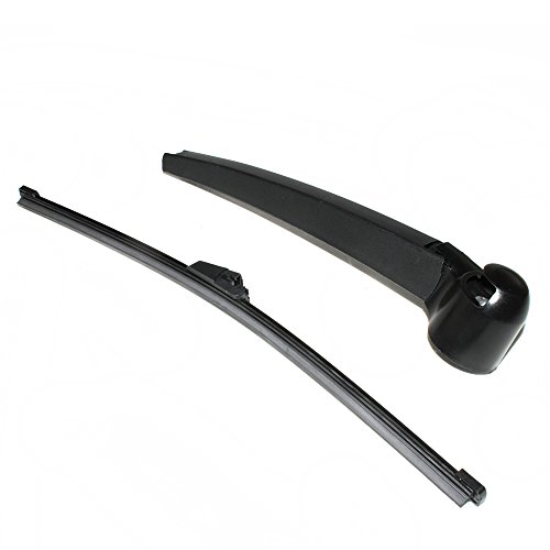 Rear Windscreen Window Windshield Wiper Arm Blade Set Compatible With Golf IV V 03-13 Altea 03.09+ Exeo 08.09+ Ibiza 09.11+ Polo 9N3 01 CarJoy