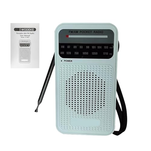Wezalget Small Portable Radio, Post de Radio Personal Am/FM, Leger inalámbrico de aparatos electrónicos portátiles con para Viajar en casa Mujeres para Hombres Wezalget Small Portable Radio, Post de Radio Personal Am/FM, Leger inalámbrico de aparatos electrónicos portátiles con para Viajar en casa Mujeres para Hombres