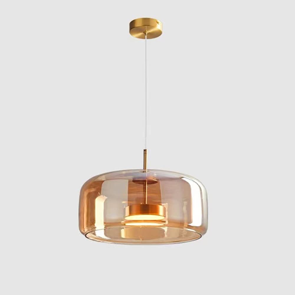 Luminaire Suspendu en Verre créatif Nouvelle Chambre à Coucher Cuisine île hôtel plafonnier intérieur Maison Lampe Suspendue en Verre Moderne Minimaliste Table à Manger Bar Un Choix judicieux