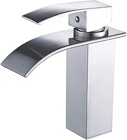Torneira Mono Comando Cascata Baixa Misturador Banheiro