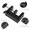 OriGlam C-Clamp Desktop Clamp with 1/2 inch Hole, Adjustable Plastic Mounting Desk Clamp for Desktop Swing Arm Magnifying Lamp Microphone Camera Mounting Bracket #1