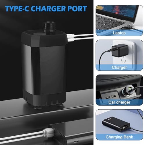 Douche avec pompe rechargeable 6000 mAh pour résoudre le manque d'eau en bivouac