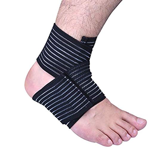 Milisten 2pcs Ankle Brace Adjustable Sports Compression Ankle Support Wrap Brace Ankle Sleeve