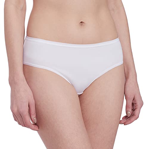 Image of Jockey 1807 Women's High Coverage Micro Modal Elastane Stretch Mid Waist Hipster with Ultrasoft Exposed Waistband